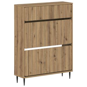 vidaXL Dulap pentru pantofi ZWOLLE 78 x 24 x 103 cm Lemn prelucrat