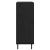 vidaXL Bufet Stejar Negru 69,5 x 34 x 90 cm Lemn compozit