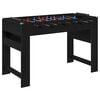 vidaXL Masă de Foosball Stejar Negru 125 x 60,5 x 80 cm Lemn prelucrat