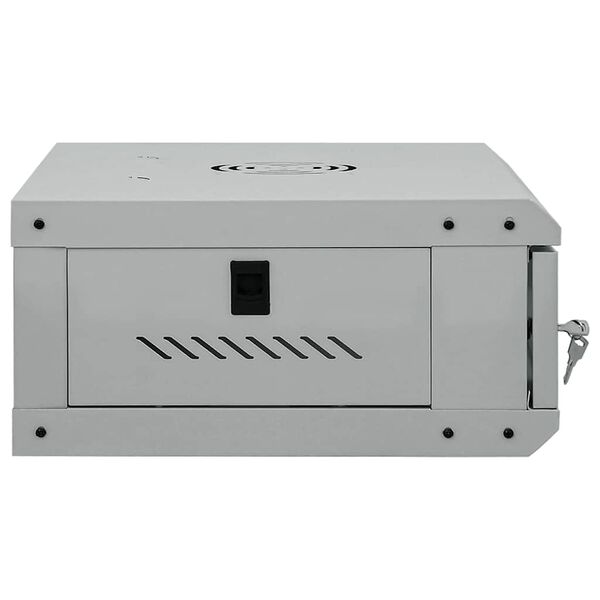 vidaXL Dulap de rețea cu depozitare Gri 53 x 35 x 21 cm Oțel