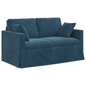 vidaXL Canapea albastru 138 x 78 x 80 cm Catifea