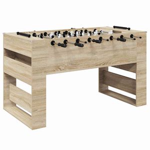 vidaXL Masă de Foosball Stejar Sonoma 146,5 x 74 x 85 cm