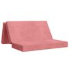 vidaXL Canapea Pat Pliabilă 160 x 67 x 45 cm Roz