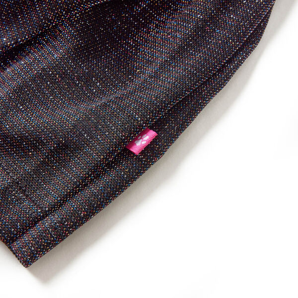 Fusta plisată pentru copii cu sclipici, roșu, 104