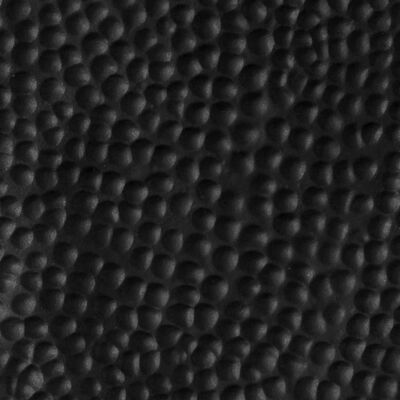 vidaXL Măsuță de cafea, negru, 70 x 30 cm, aluminiu bătut cu ciocanul