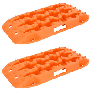 vidaXL Placă de tracțiune 2 buc. Portocaliu 57,5x30,5x5,5 cm