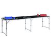 vidaXL Masă de joc ping pong și bere cu căni și bile, pliantă, 240 cm