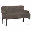 vidaXL Canapea cu capitonaj butonat Gri &icirc;nchis 120 x 65 x 78 cm