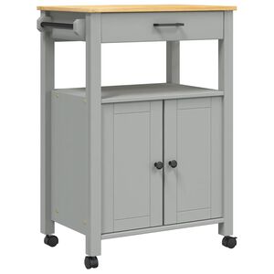 vidaXL Cărucior de bucătărie &bdquo;MONZA&rdquo;, 60x40x88,5 cm, lemn masiv de pin