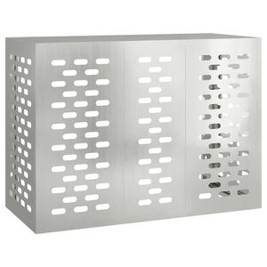 vidaXL Husă pentru aer condiționat Argintiu 110 x 50 x 80 cm