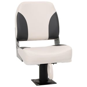 vidaXL Scaun barcă, cu piedestal pivotant la 360&deg;