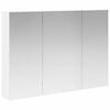vidaXL Dulap cu oglindă pentru baie Alb 100 x 14,5 x 70 cm