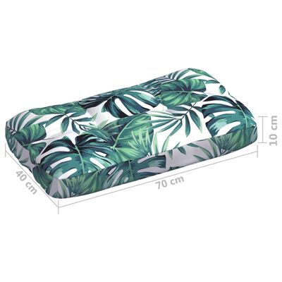 vidaXL Perne de canapea din paleți, 7 buc., model frunze