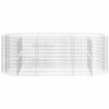vidaXL Strat înălțat gabion, 300x100x100 cm, fier galvanizat