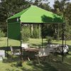 vidaXL Cort cu Copertină Manual Verde 194 x 194 x 251 cm țesătură