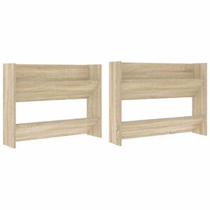 vidaXL Pantofare de perete, 2 buc., stejar sonoma, 80x18x60 cm, PAL