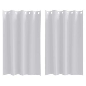 vidaXL Perdele Opaque cu Inel 2 buc. Gri Deschis 175 x 140 cm