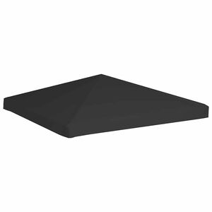 vidaXL Acoperiș de pavilion, negru, 3 x 3 m, 270 g/m&sup2;