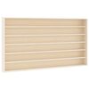 vidaXL Vitrina de colecție din lemn cu 6 rafturi 80x8,5x55 cm