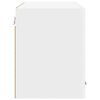 vidaXL Dulap suspendat cu ușă 2 pcs Alb 60 x 31 x 40 cm Lemn compozit