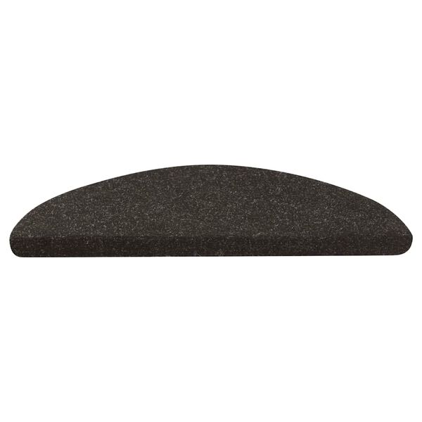 vidaXL Covorașe scară autoadezive 30 buc Negru 56x17x3 cm