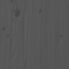 vidaXL Pat de zi extensibil, gri, 2x(80x200) cm, lemn masiv de pin