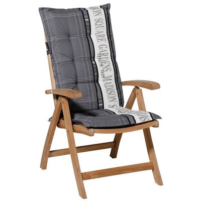 Madison Pernă scaun cu spătar înalt Garden, gri, 123 x 50 cm, PHOSA056