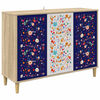 vidaXL Bufet MAINZ Sonoma 102 x 33 x 75 cm Lemn prelucrat