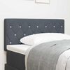 vidaXL Tăblie cap cu headboard Gri închis 100 cm Piele artificială