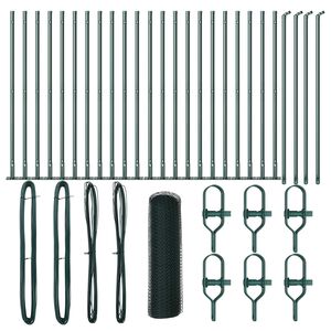 vidaXL St&acirc;lp de gard. Verde