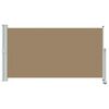 vidaXL Awning lateral 100% poliester, fier, oțel