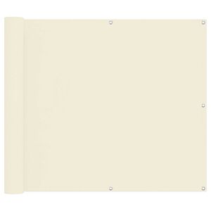 vidaXL Ecran de balcon Crem 100 x 300 cm Material Oxford