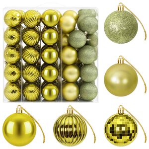vidaXL Set de globuri de Crăciun 75 buc. Verde deschis 6 cm Polistiren