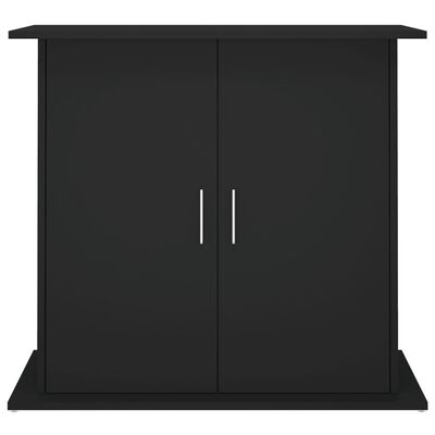 vidaXL Suport pentru acvariu, negru, 81x36x73 cm, lemn prelucrat