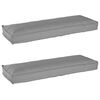 vidaXL Set de perne pentru palet 2 buc. Material Oxford Gri