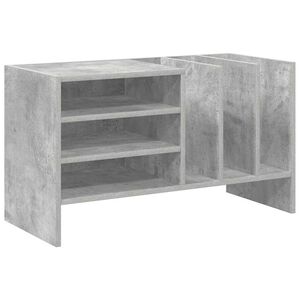 vidaXL Dulap pentru discuri de vinil Gri din beton 78,5 x 35 x 45 cm