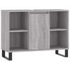 vidaXL Dulap pentru baie, gri sonoma, 80x33x60 cm, lemn compozit