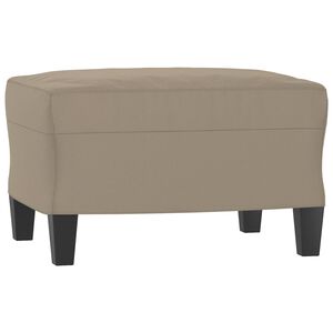 vidaXL Taburet, gri taupe, 60x50x41 cm, microfibră