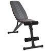vidaXL Bancă de greutăți Manual Negru 131 x 41 x 110 cm