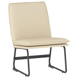 vidaXL Scaun de relaxare, crem, 52x75x76 cm, material textil