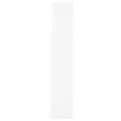vidaXL Tăblie de pat cu dulap, alb, 160x19x103,5 cm