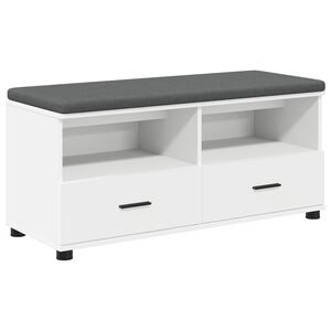 vidaXL Bancă pentru hol Alb 100 x 38 x 46 cm