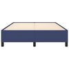 vidaXL Cadru de pat fără saltea, albastru, 140x190 cm, textil