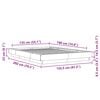 vidaXL Cadru de pat, gri beton, 135x190 cm, lemn prelucrat
