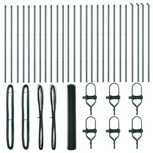 vidaXL St&acirc;lp de gard. Verde