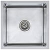 vidaXL Chiuvetă de bucătărie lucrată manual, oțel inoxidabil