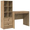 vidaXL Birou Stejar Artizanal 135,5 x 50 x 127 cm 2 buc.