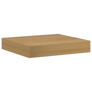 vidaXL Raft de perete Montare pe perete Maro 23 x 23,5 x 3,8 cm