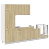 vidaXL Set dulapuri de bucătărie &ldquo;Lyon&rdquo; 7 piese stejar sonoma