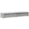vidaXL Suport monitor cu sertare gri beton 100x27x15 cm lemn prelucrat
